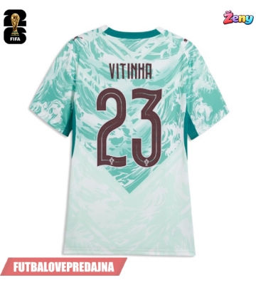 Lacne Ženy Futbalové dres Portugalsko Vitinha #23 MS 2026 Krátky Rukáv - Preč